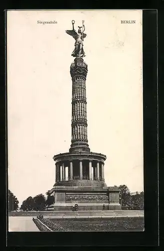 AK Berlin, Nahaufnahme von der Siegessäule