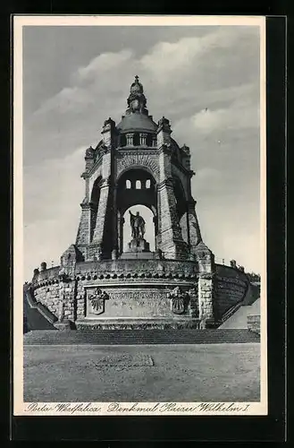 AK Porta-Westfalica, Denkmal Kaiser Wilhelm I.