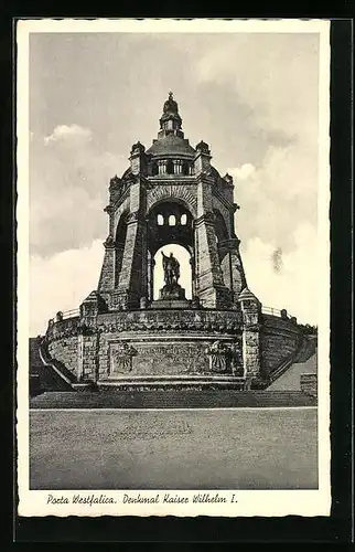 AK Porta-Westfalica, Denkmal Kaiser Wilhelm I.