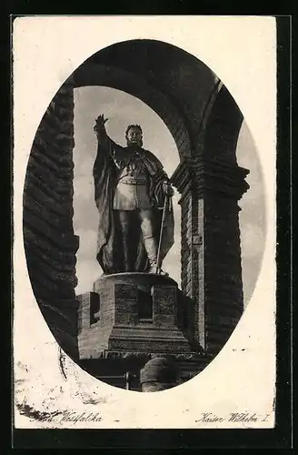 AK Porta-Westfalica, Kaiser Wilhelm I. Denkmal