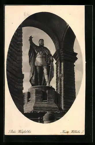 AK Porta Westfalica, Kaiser Wilhelm I.