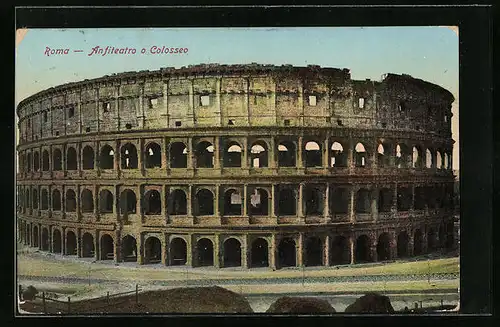 AK Roma, Anfiteatro o Colosseo
