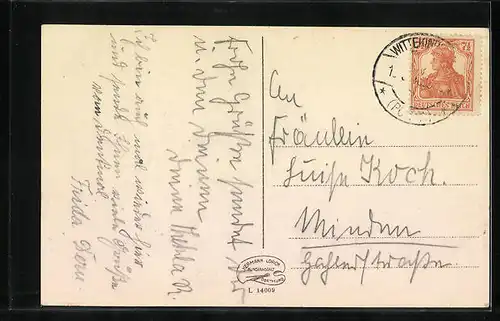 AK Porta Westfalica, Partie am Kaiser Wilhelm-Denkmal