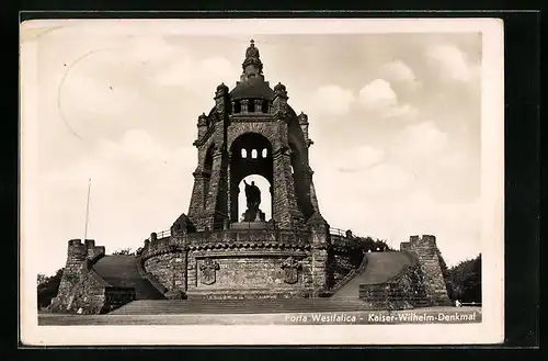 AK Porta Westfalica, Kaiser Wilhelm-Denkmal