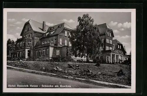 AK Schierke am Brocken, Hotel Heinrich Heine