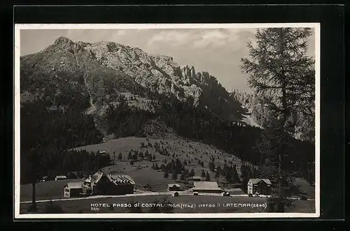 AK Karersee, Passo di Costalunga, Hotel verso il Latemar