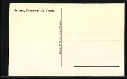 AK Bolzano, Monumento alla Vittoria