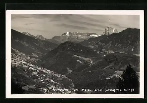 AK Chiese, Panorama dal Hotel Briol