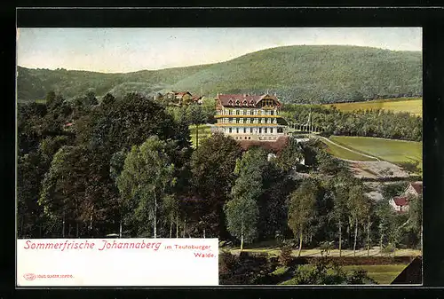 AK Johannaberg / Teutoburger Wald, Blick auf das Kurhotel