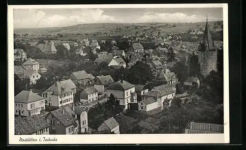 AK Nastätten i. Taunus, Teilansicht aus der Vogelschau
