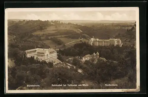 AK Schönstatt, Blick auf Bundesheim und Studienheim