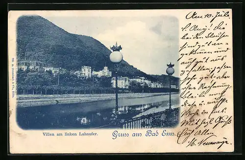 AK Bad Ems, Villen am linken Lahnufer
