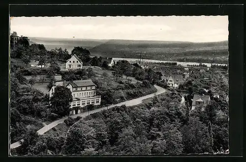 AK Oberlahnstein, Hotel Heilquelle mit Umgebung