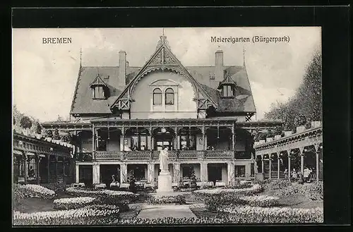 AK Bremen, Meiereigarten im Bürgerpark