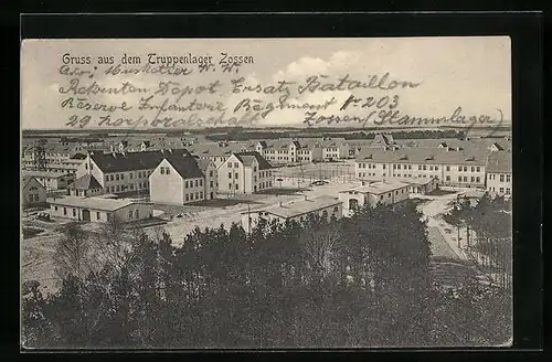 AK Zossen, Blick zum Truppenlager