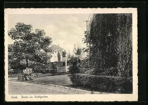 AK Steele, Partie im Stadtgarten