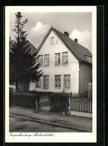 AK Cuxhaven-Stickenbüttel, Partie mit Jugendherberge