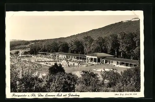 AK Königswinter a. Rh., Lemmerz-Bad mit Petersberg