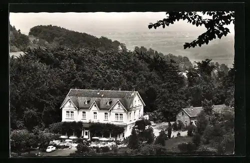 AK Margaretenhöhe / Siebengebirge, Hotel Sophienhof mit Waldhäuschen