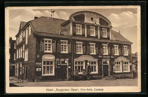 AK Lennep, Hotel Bergisches Haus