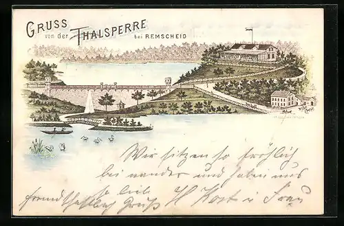 Lithographie Remscheid, Talsperre
