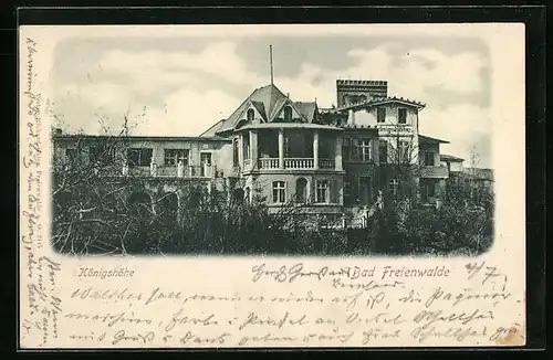 AK Bad Freienwalde, Königshöhe