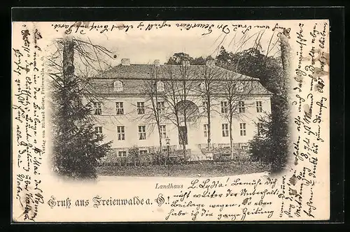 AK Freienwalde a. O., Landhaus