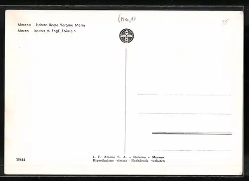 AK Meran, Institut der Englischen Fräulein