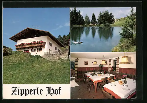 AK Gummer, Pension Zipperlehof in drei Ansichten
