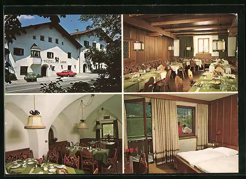 AK Vahrn, Hotel Goldenes Lamm in vier Ansichten