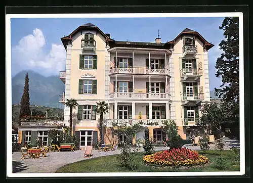 AK Meran - Obermais, Hotel Garni Leichterhof