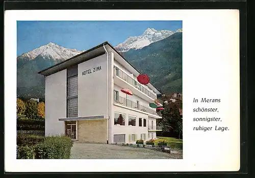 AK Meran - Obermais, Hotel-Garni Zima