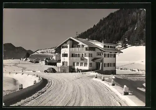 AK Selva / Wolkenstein, Pension Royal im Winter