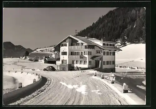 AK Selva / Wolkenstein, Pension Royal im Winter