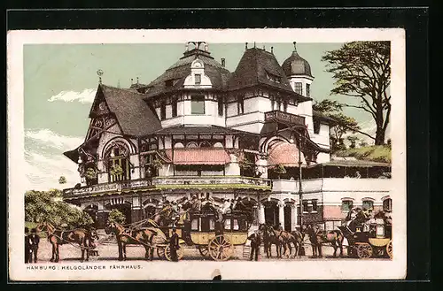 AK Hamburg-St.Pauli, Helgoländer Fährhaus