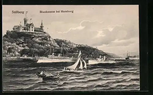 AK Hamburg-Blankenese, Süllberg