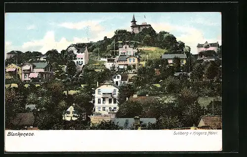 AK Hamburg-Blankenese, Süllberg von Krögers Hotel