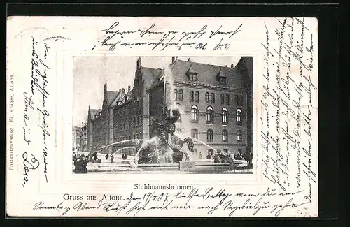 AK Hamburg-Altona, Stuhlmannsbrunnen