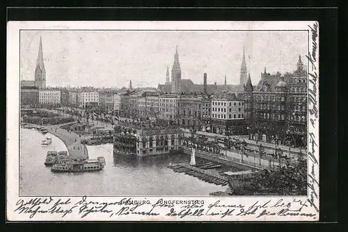 AK Hamburg-Neustadt, Jungfernstieg