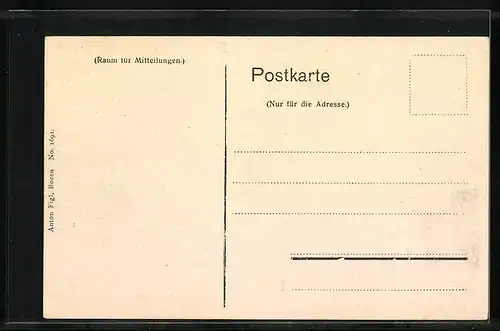 AK Welschnofen, Ortsansicht mit Gebirgskette