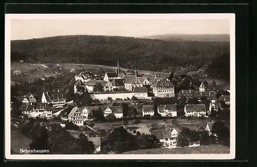 AK Bebenhausen, Gesamtansicht aus der Vogelschau