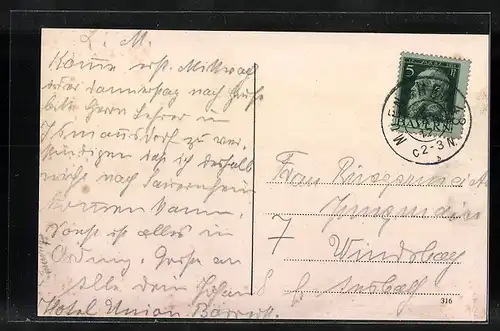 AK München, Nornenbrunnen