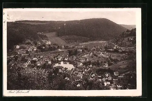 AK Bad Liebenzell, Totalansicht aus der Vogelschau