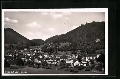 AK Bad Teinach, Ortsansicht aus der Vogelschau