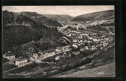 AK Calw, Panorama mit Höhere Handelsschule
