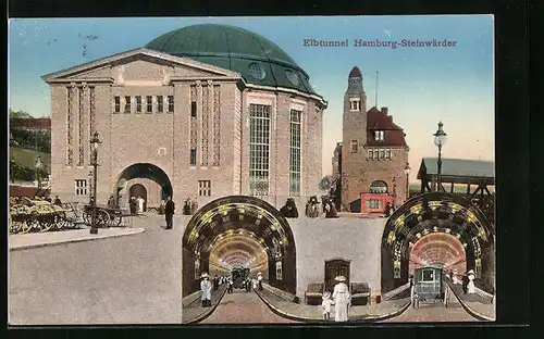 AK Hamburg-Steinwärder, Elbtunnel