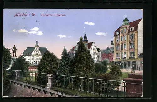 AK Minden i. W., Partie am Wesertor