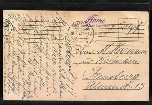 AK Hamburg-Neustadt, Alsterpavillon