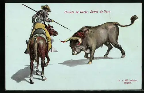 AK Corrida de Toros, Suerte de Vara, Stierkampf