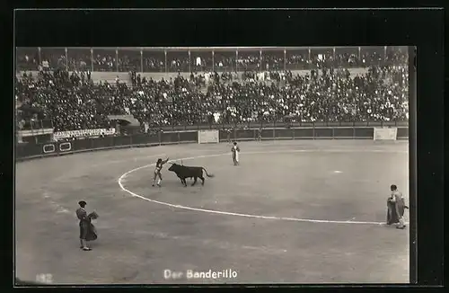 AK Der Banderillo, Stierkampf